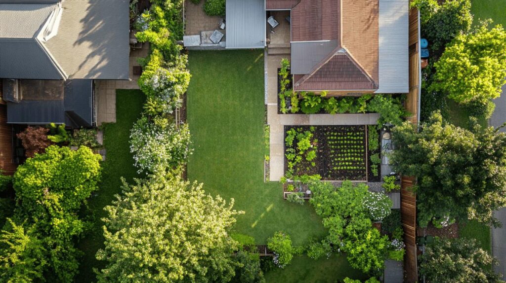 Distribución óptima del terreno: Casa de 110m2 y huerto en bancales
